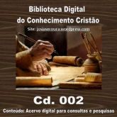 ADQUIRA AGORA: CD 02. BIBLIOTECA DIGITAL DO CONHECIMENTO CRISTÃO VOL01