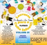 CD 15. PLAYBACK - LOUVORES PARA O CULTO INFANTIL VOL.01